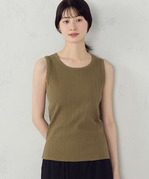 COMME CA ISM / コムサイズム タンクトップ | ランダム リブタンクトップ | 詳細19