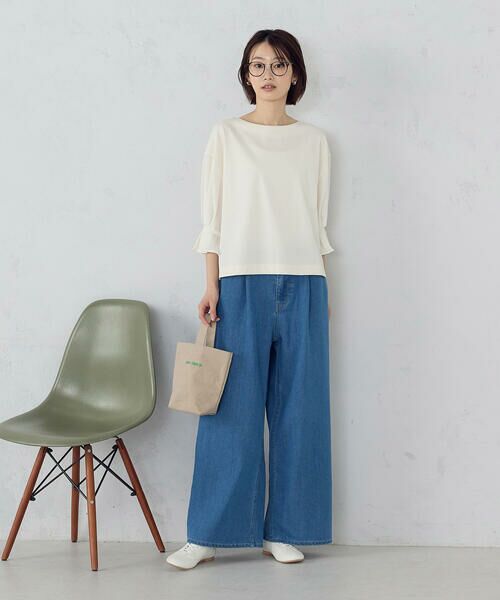 COMME CA ISM / コムサイズム カットソー | 【接触冷感】キャンディスリーブ カットソー | 詳細1