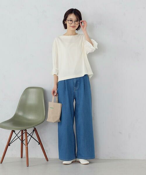 COMME CA ISM / コムサイズム カットソー | 【接触冷感】キャンディスリーブ カットソー | 詳細2