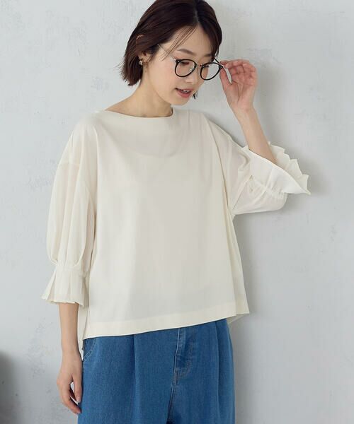 COMME CA ISM / コムサイズム カットソー | 【接触冷感】キャンディスリーブ カットソー | 詳細3