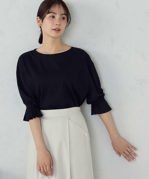 COMME CA ISM / コムサイズム カットソー | 【接触冷感】キャンディスリーブ カットソー | 詳細15