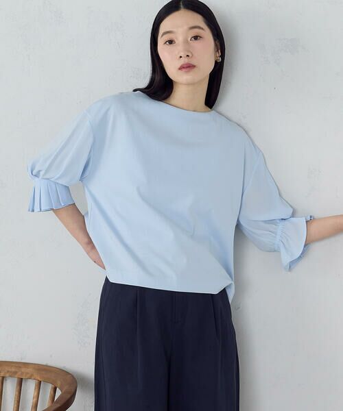 COMME CA ISM / コムサイズム カットソー | 【接触冷感】キャンディスリーブ カットソー | 詳細16