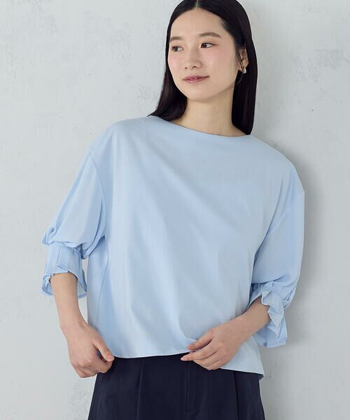 COMME CA ISM / コムサイズム カットソー | 【接触冷感】キャンディスリーブ カットソー | 詳細17