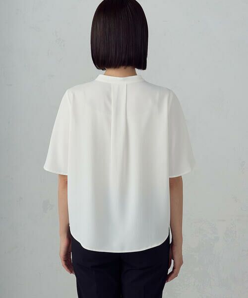 COMME CA ISM / コムサイズム シャツ・ブラウス | ボウタイ風 半袖ブラウス | 詳細6