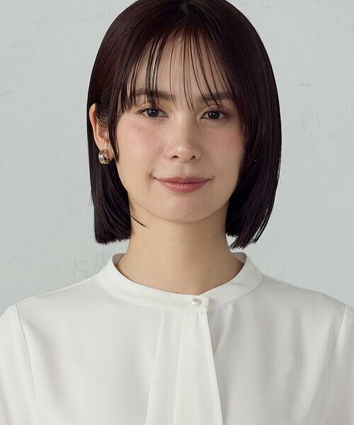 COMME CA ISM / コムサイズム シャツ・ブラウス | ボウタイ風 半袖ブラウス | 詳細7