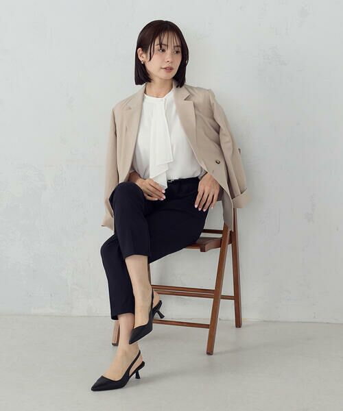 COMME CA ISM / コムサイズム シャツ・ブラウス | ボウタイ風 半袖ブラウス | 詳細3