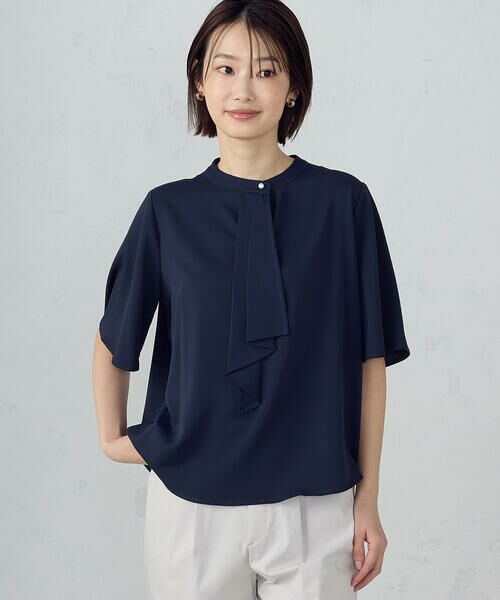 COMME CA ISM / コムサイズム シャツ・ブラウス | ボウタイ風 半袖ブラウス | 詳細15