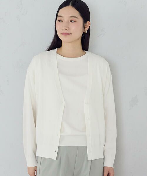 COMME CA ISM / コムサイズム カーディガン・ボレロ | 【ウォッシャブル・UVカット】ベーシック カーディガン | 詳細3