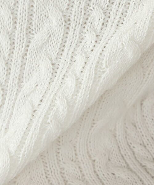 COMME CA ISM / コムサイズム ニット・セーター | ケーブル クルーネックニット | 詳細6