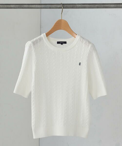 COMME CA ISM / コムサイズム ニット・セーター | ケーブル クルーネックニット | 詳細7