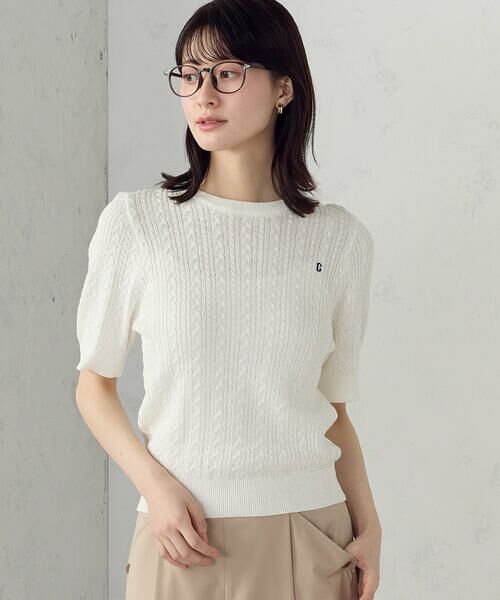 COMME CA ISM / コムサイズム ニット・セーター | ケーブル クルーネックニット | 詳細5