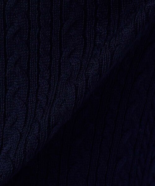 COMME CA ISM / コムサイズム ニット・セーター | ケーブル クルーネックニット | 詳細12