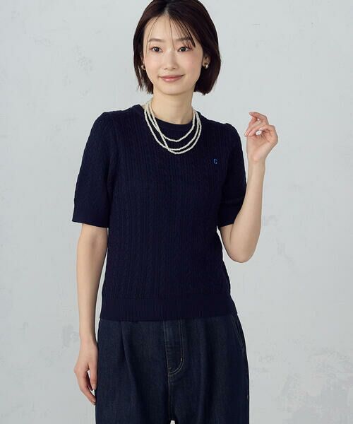 COMME CA ISM / コムサイズム ニット・セーター | ケーブル クルーネックニット | 詳細11