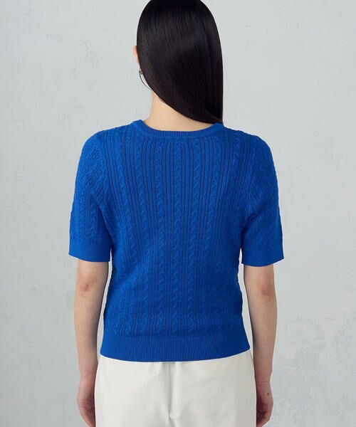 COMME CA ISM / コムサイズム ニット・セーター | ケーブル クルーネックニット | 詳細22