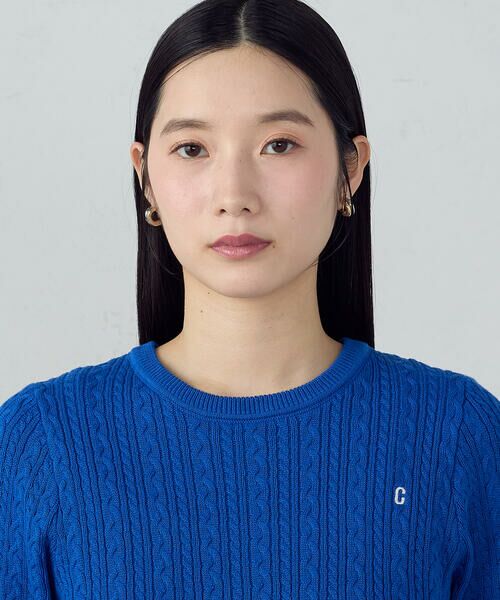 COMME CA ISM / コムサイズム ニット・セーター | ケーブル クルーネックニット | 詳細23