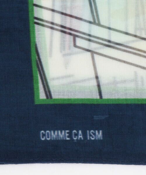 COMME CA ISM / コムサイズム マフラー・ショール・スヌード・ストール | スクランブル風景プリント スカーフ | 詳細10