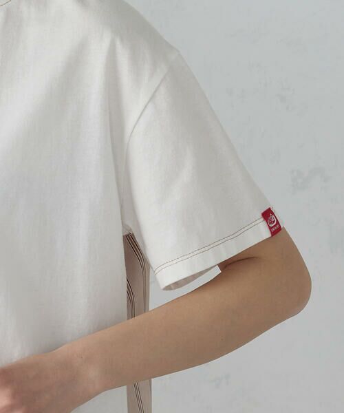 COMME CA ISM / コムサイズム カットソー | ドビーストライプ バックフレアＴシャツ | 詳細10