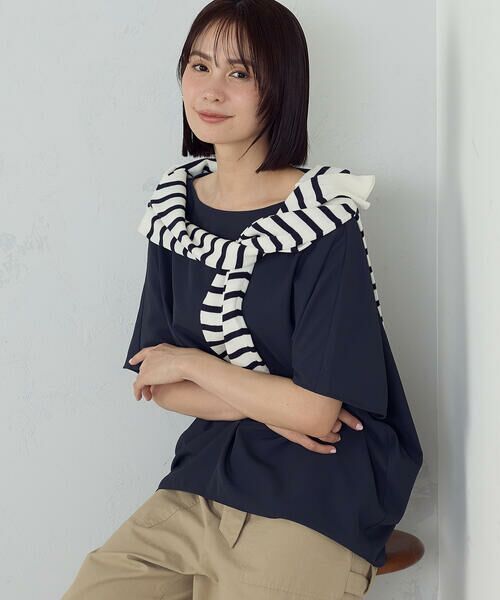 COMME CA ISM / コムサイズム シャツ・ブラウス | 【UVカット・接触冷感・吸水速乾】リラックス Tブラウス | 詳細13