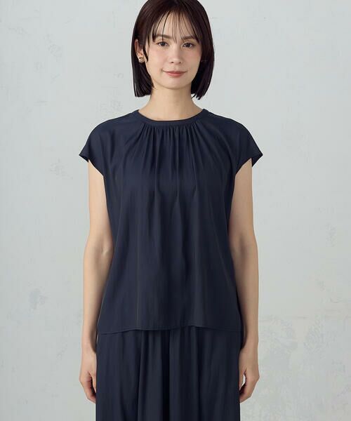 COMME CA ISM / コムサイズム シャツ・ブラウス | ゆるっとろみ ブラウス/セットアップ対応 | 詳細4