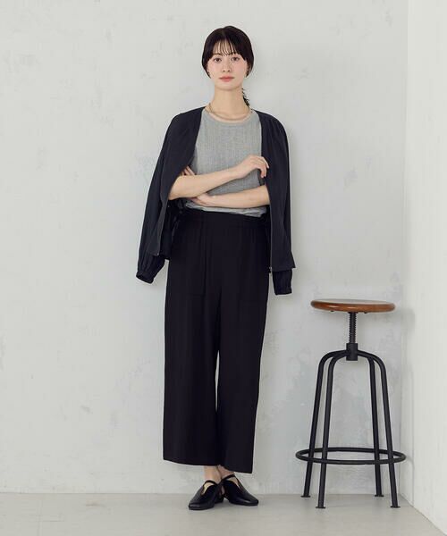 COMME CA ISM / コムサイズム ブルゾン | Vネック シアーブルゾン | 詳細3