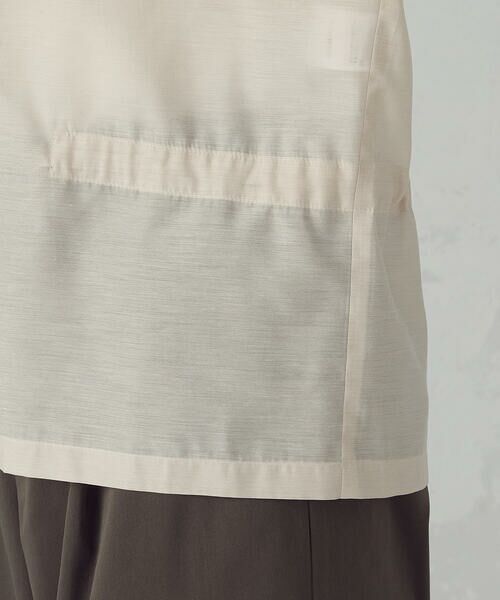 COMME CA ISM / コムサイズム ブルゾン | Vネック シアーブルゾン | 詳細15