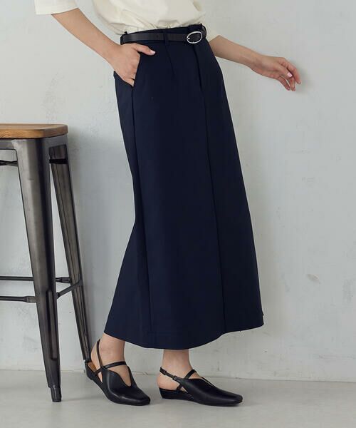COMME CA ISM / コムサイズム ロング・マキシ丈スカート | ストレッチナロー スカート | 詳細4