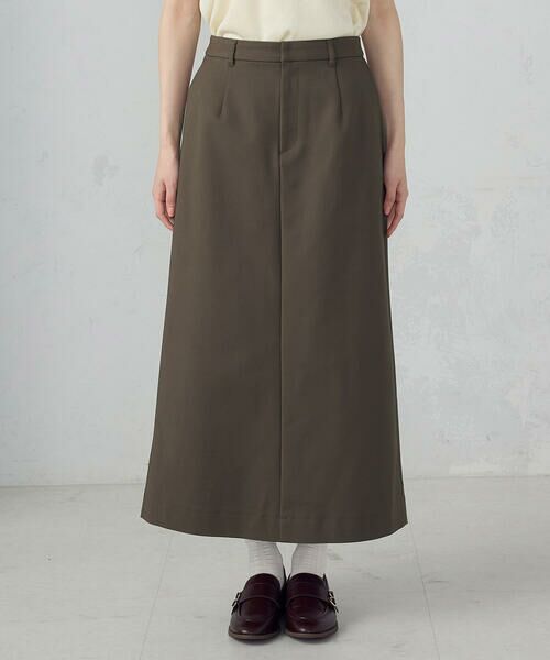 COMME CA ISM / コムサイズム ロング・マキシ丈スカート | ストレッチナロー スカート | 詳細10