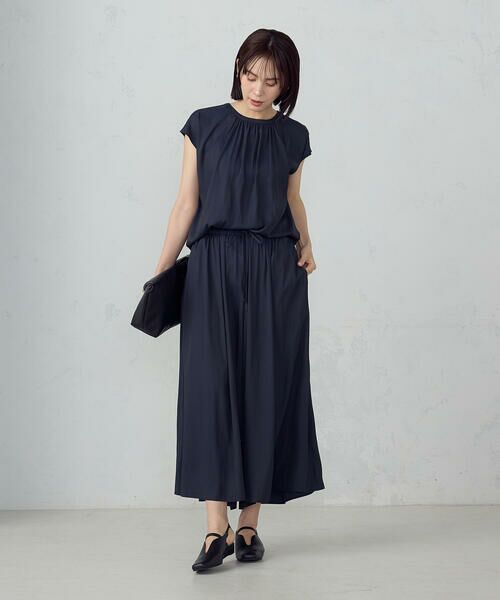 COMME CA ISM / コムサイズム その他パンツ | ゆるっとろみ スカ−チョ/セットアップ対応 | 詳細1