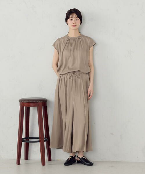 COMME CA ISM / コムサイズム その他パンツ | ゆるっとろみ スカ−チョ/セットアップ対応 | 詳細11