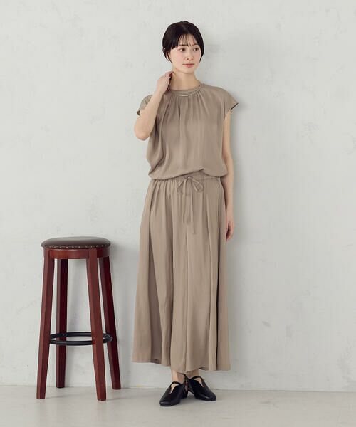 COMME CA ISM / コムサイズム その他パンツ | ゆるっとろみ スカ−チョ/セットアップ対応 | 詳細12