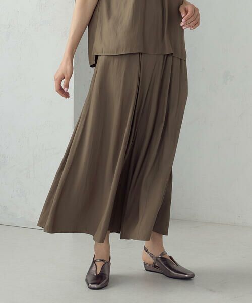 COMME CA ISM / コムサイズム その他パンツ | ゆるっとろみ スカ−チョ/セットアップ対応 | 詳細18