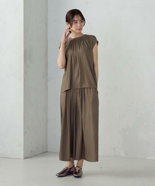 COMME CA ISM / コムサイズム その他パンツ | ゆるっとろみ スカ−チョ/セットアップ対応 | 詳細16