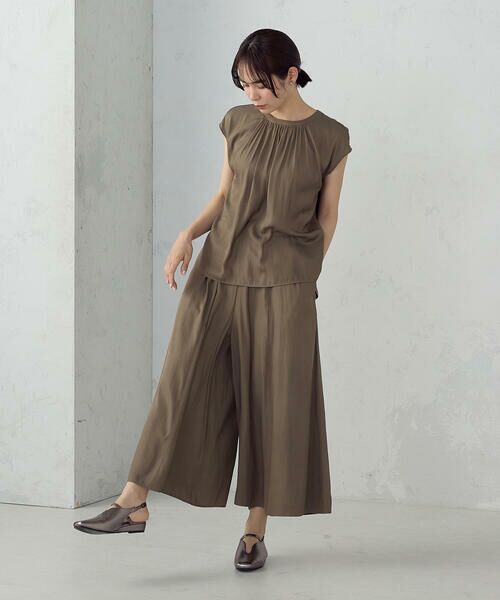 COMME CA ISM / コムサイズム その他パンツ | ゆるっとろみ スカ−チョ/セットアップ対応 | 詳細17