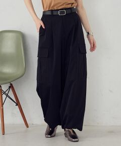 COMME CA ISM / コムサイズム カーゴパンツ | ポリエステルマイクロツイル カーゴパンツ