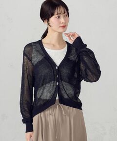 COMME CA ISM / コムサイズム カーディガン・ボレロ | 日本製ホールガーメント  和紙カーディガン