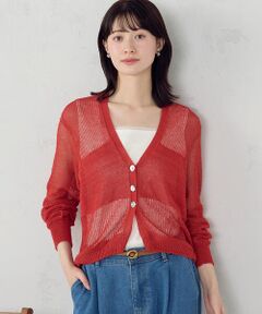 COMME CA ISM / コムサイズム カーディガン・ボレロ | 日本製ホールガーメント  和紙カーディガン