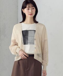 COMME CA ISM / コムサイズム カーディガン・ボレロ | 日本製ホールガーメント  和紙カーディガン