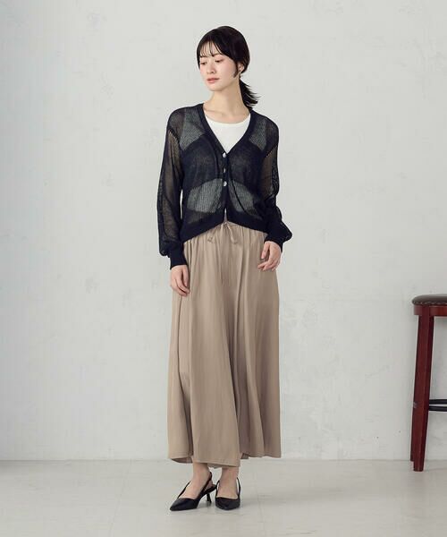COMME CA ISM / コムサイズム カーディガン・ボレロ | 日本製ホールガーメント  和紙カーディガン | 詳細2