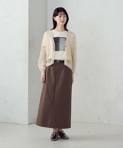 COMME CA ISM / コムサイズム カーディガン・ボレロ | 日本製ホールガーメント  和紙カーディガン | 詳細9