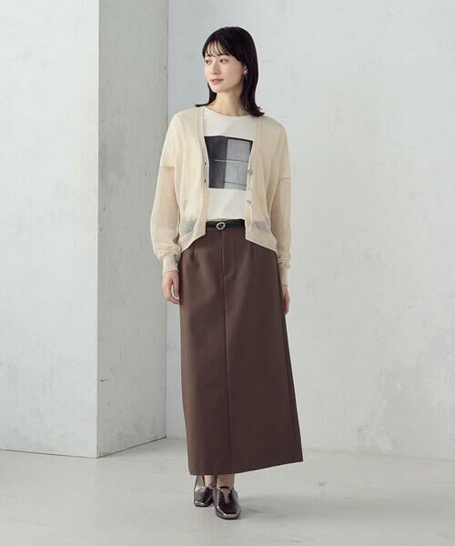 COMME CA ISM / コムサイズム カーディガン・ボレロ | 日本製ホールガーメント  和紙カーディガン | 詳細10