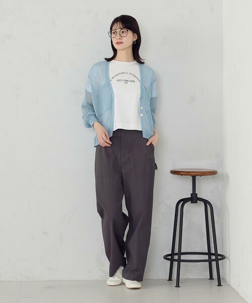 COMME CA ISM / コムサイズム カーディガン・ボレロ | 日本製ホールガーメント  和紙カーディガン | 詳細15