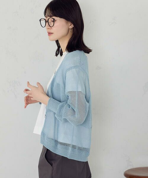 COMME CA ISM / コムサイズム カーディガン・ボレロ | 日本製ホールガーメント  和紙カーディガン | 詳細17