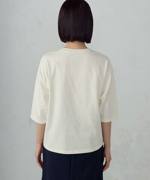 COMME CA ISM / コムサイズム カットソー | 6部袖 ロゴTシャツ | 詳細6
