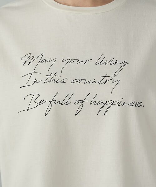 COMME CA ISM / コムサイズム カットソー | 6部袖 ロゴTシャツ | 詳細10