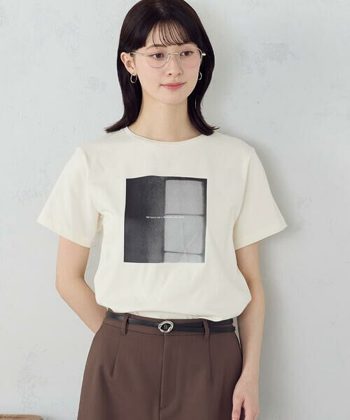 COMME CA ISM / コムサイズム カットソー | フォトプリント Tシャツ | 詳細5