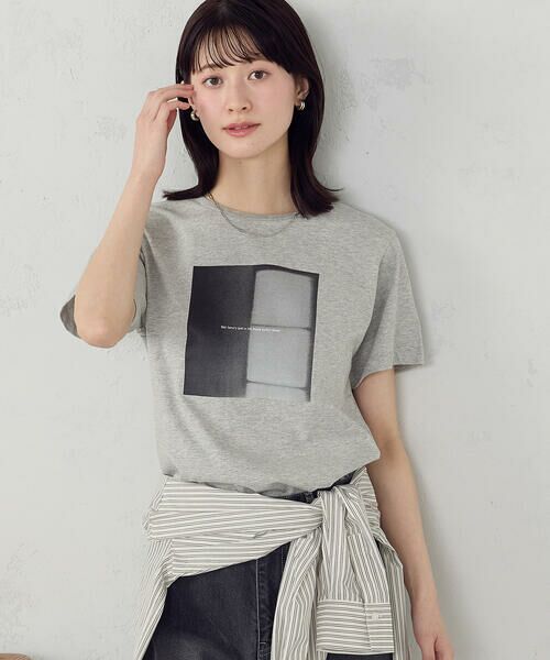 COMME CA ISM / コムサイズム カットソー | フォトプリント Tシャツ | 詳細16