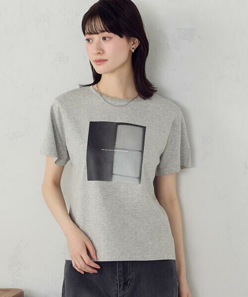 COMME CA ISM / コムサイズム カットソー | フォトプリント Tシャツ | 詳細17