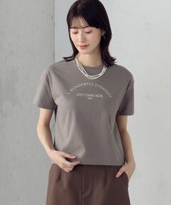 COMME CA ISM / コムサイズム カットソー | ロゴ Tシャツ
