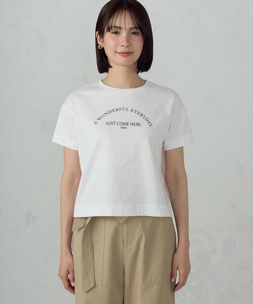 COMME CA ISM / コムサイズム カットソー | ロゴ Tシャツ | 詳細4