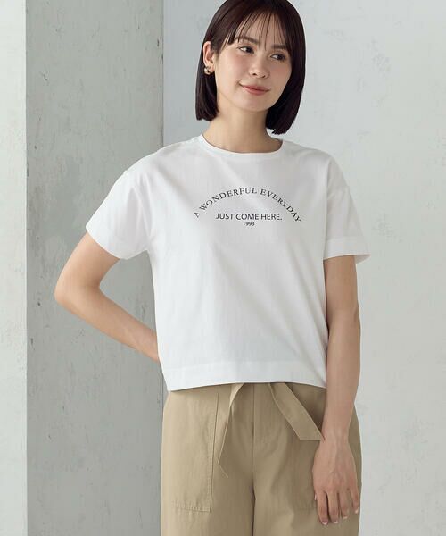 COMME CA ISM / コムサイズム カットソー | ロゴ Tシャツ | 詳細2